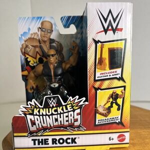 WWE Knuckle Crunchers Series‎ 4 The Rock Wwrestling Action Figure B3